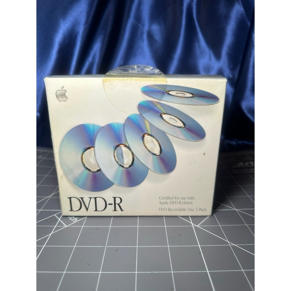 Apple 4.7GB DVD-R Recordable Media Sealed Discs, 5 Pack For Apple Drives